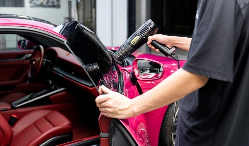 Apply The Piece Of Film To Your Window