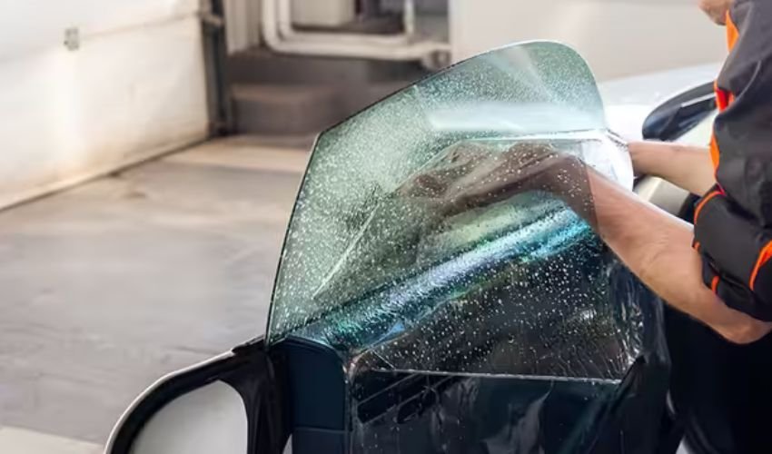 Car Window Tinting Proces